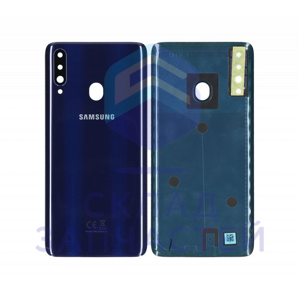 GH81-17976A Samsung оригинал, крышка акб (цвет: синий)