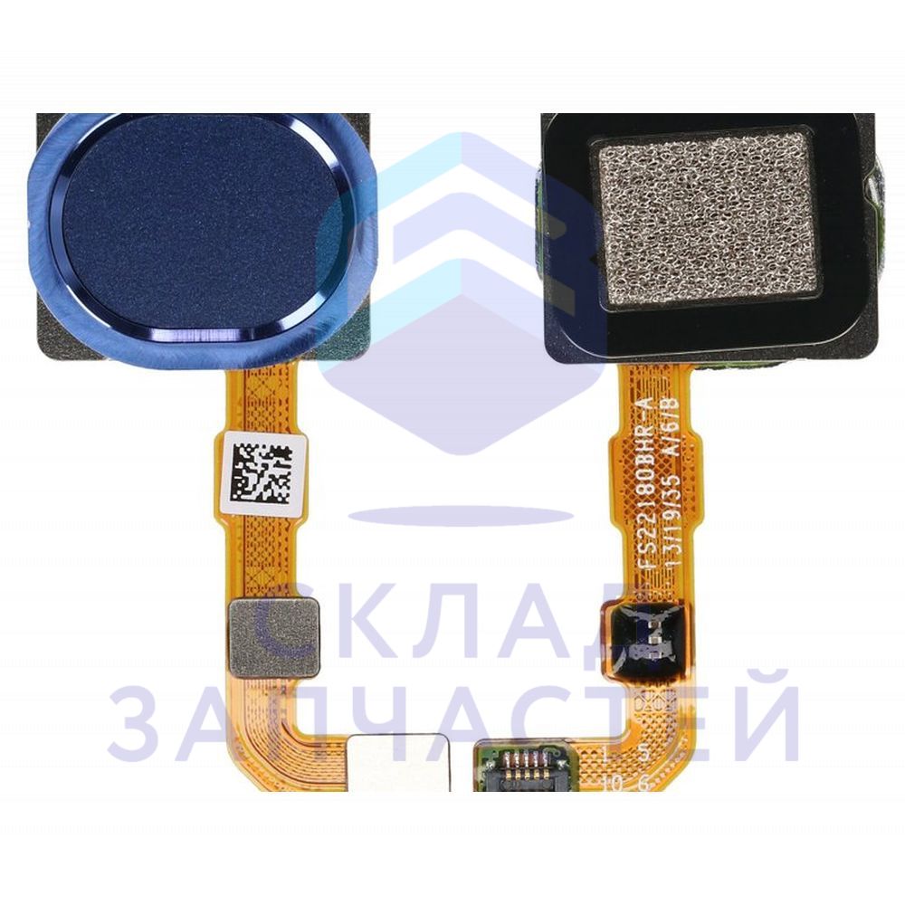 Сканер отпечатка пальца (цвет: синий) для Samsung SM-A207F/DS Galaxy A20S