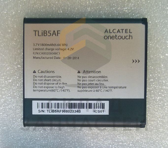 Аккумулятор для Alcatel one touch 5036X