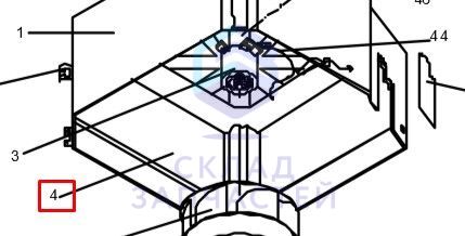 Перегородка для Haier AB48ES1ERA(S) (AA99U0E1F00)
