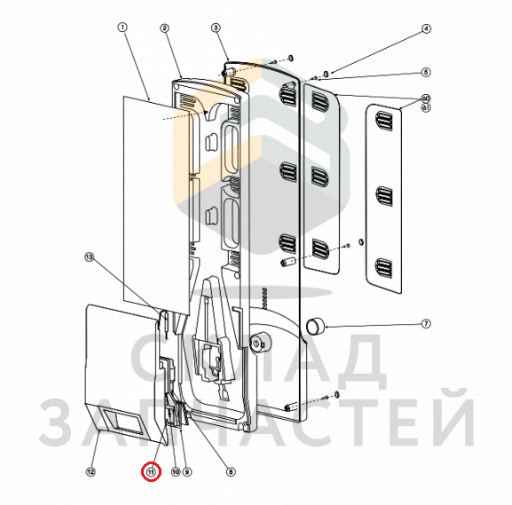 Мембрана для конденсата холодильника для Indesit BIA 16 NF S