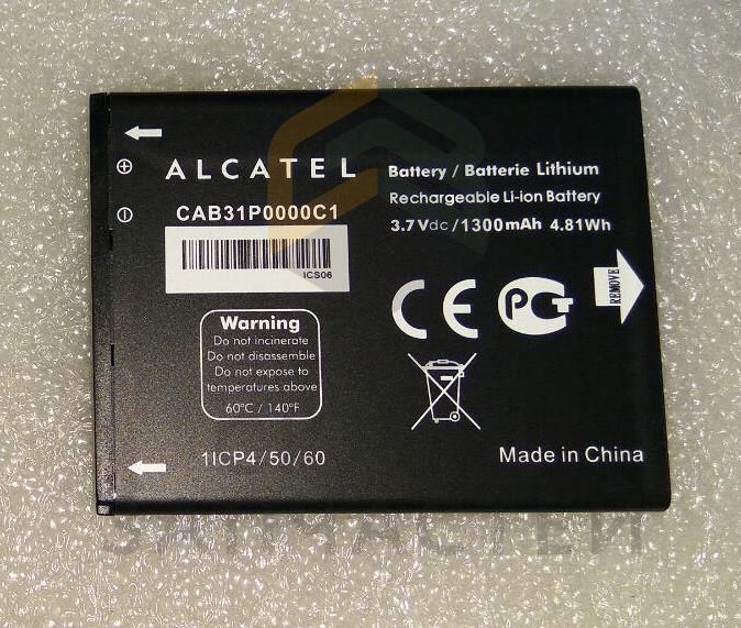 Аккумуляторная батарея для Alcatel 4033D