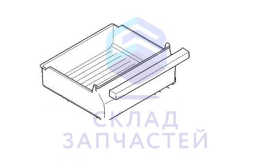 Изображение товара 00677121 Bosch оригинал, верхний ящик морозильного отделения для морозильника/холодильника, для g8.., k8..
