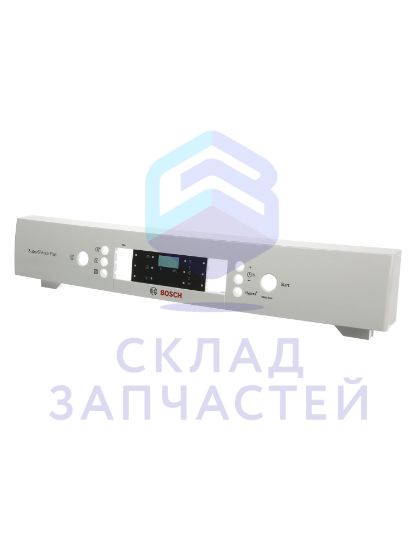 Изображение товара 11009967 Bosch оригинал, передняя панель,белая, 6 програ мм, 4 дополнительные функции, выбор времени
