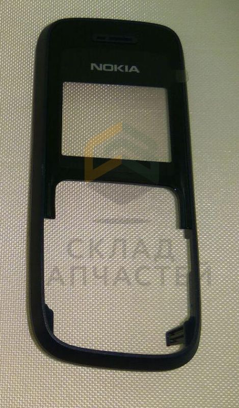 Передняя панель корпуса с защитным стеклом дисплея (Midnight Blue) для Nokia 1209
