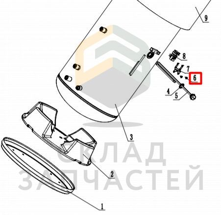 0090600053 Haier оригинал, Винт