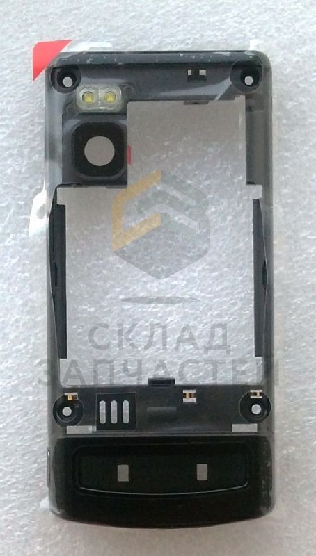 Средняя часть нижнего слайдера в сборе (Black) для Nokia 6500S