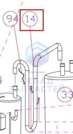 Всасывающая труба для Haier AV16IMSEVA(A) (AA30G1E1F00)