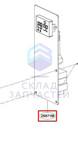 Изображение товара EBR81132286 LG оригинал, модуль управления