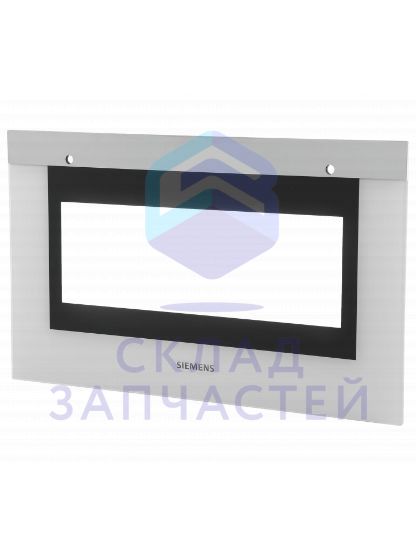 Фронтальное стекло, микроволновой печи, цвет белый для Siemens CM678G4W1/40