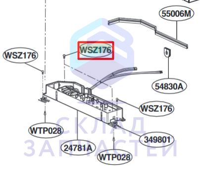 Винт для LG KA68030A.AAMZEAK