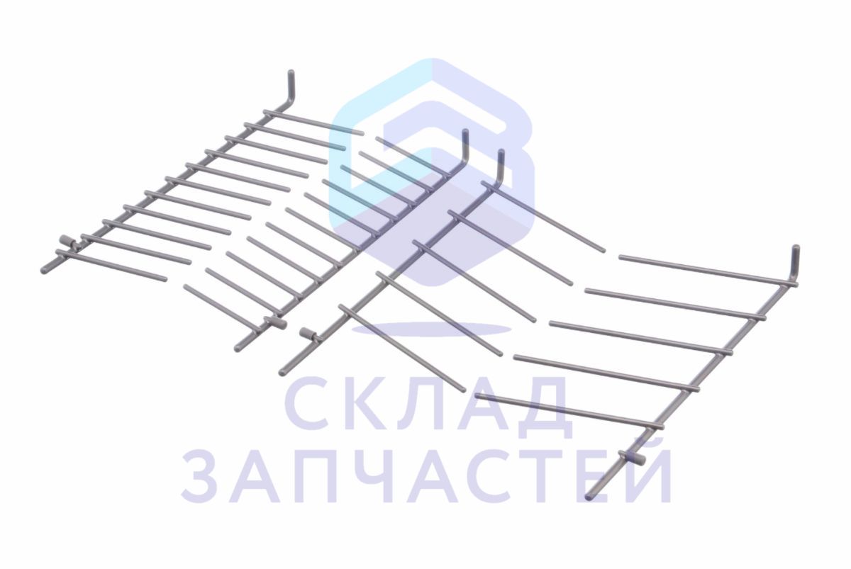 Складная гребенка верхней корзины для посуды для посудомоечных машин,, серая для Gaggenau DF240160/70