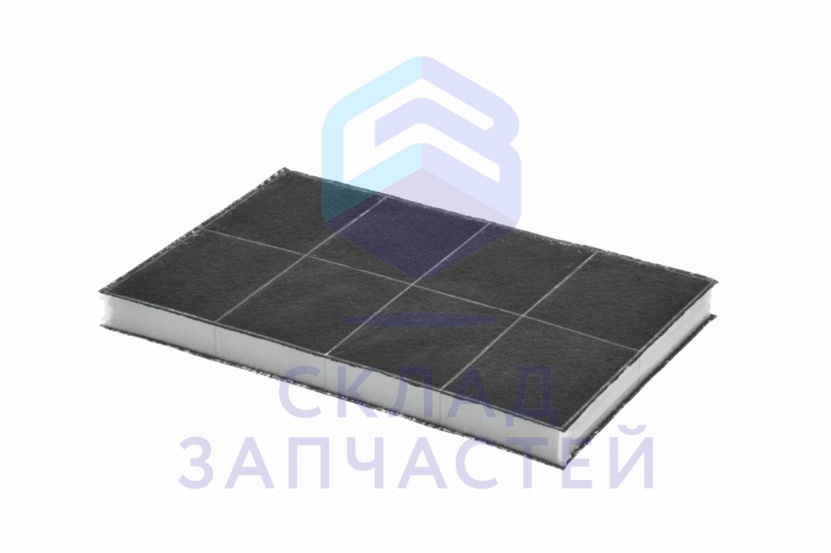 Угольный фильтр (стандартный), Размеры: 370 x 240 мм для Neff D4660B2GB/01