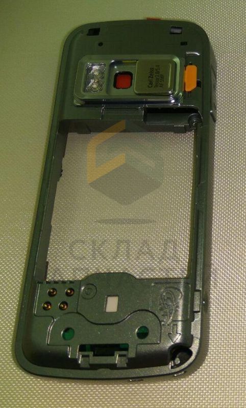 Средняя часть корпуса с разъемом зарядки (Silver) для Nokia N79