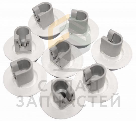 Комплект роликов корзины (8 шт.) для посудомоечной машины, оригинал Electrolux 50279059005