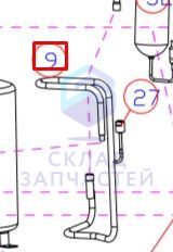 Выпускная труба для Haier AV16IMSEVA(A) (AA30G1E1F00)