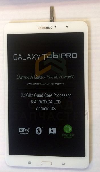 Дисплей в сборе с сенсорным стеклом (White) для Samsung SM-T320 GALAXY Tab PRO Wi-Fi