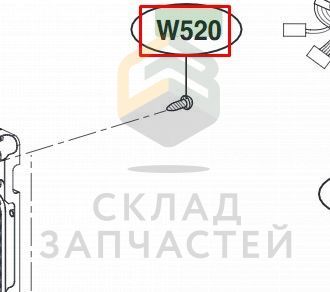 Винт/саморез для LG MH6336GIB.CBKQCIS