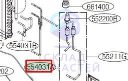 Изображение товара Трубка конденсатора, оригинал LG 5401152301
