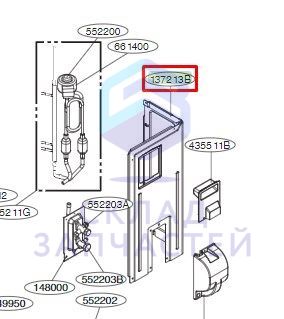 Изображение товара 5401413027 LG оригинал, панель в сборе (боковая)