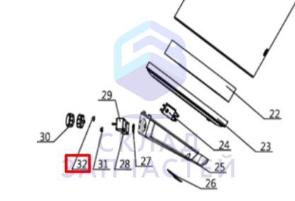 Зеленый абажур для Haier ES80V-B1 (GA0T2EM00RU)
