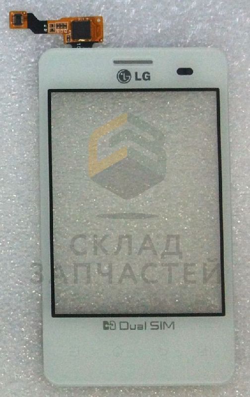Сенсорное стекло (тачскрин) (White), оригинал LG EBD61346102