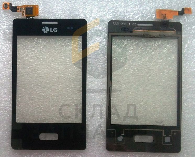 Сенсорное стекло (тачскрин) (Black), оригинал LG EBD61365501