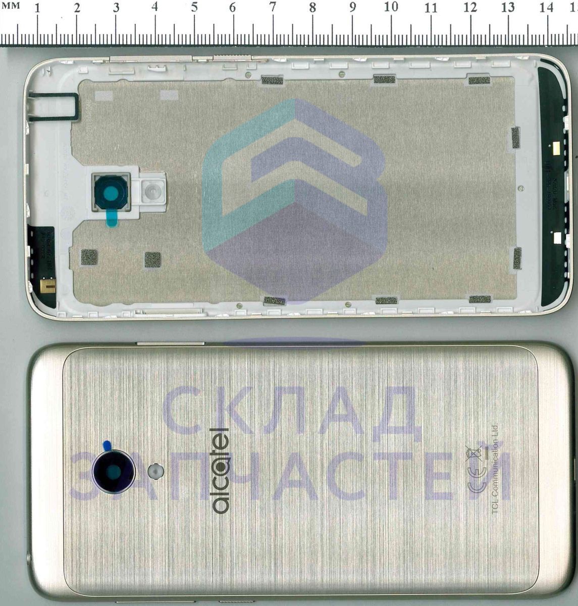 Задняя крышка gold для Alcatel 5009D Alcatel 1C