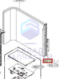 Изображение товара Трубка конденсатора, оригинал LG 5401428801