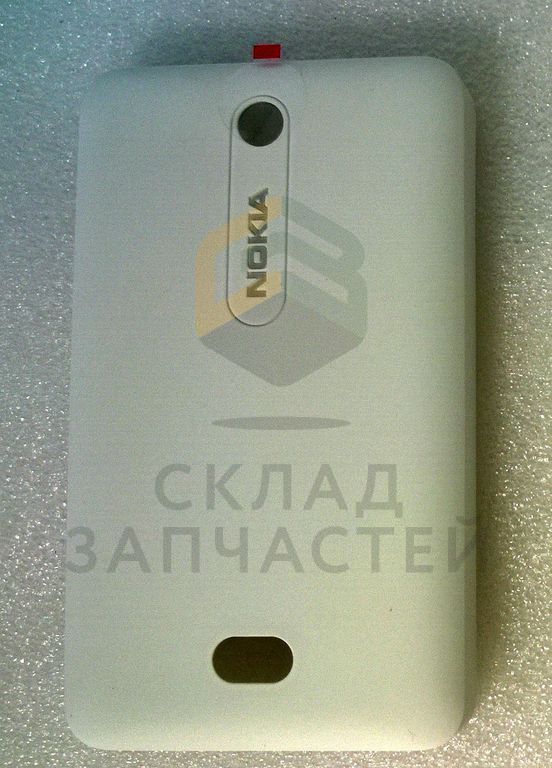 Крышка АКБ в сборе с боковыми кнопками (White) для Nokia ASHA 501 2SIM