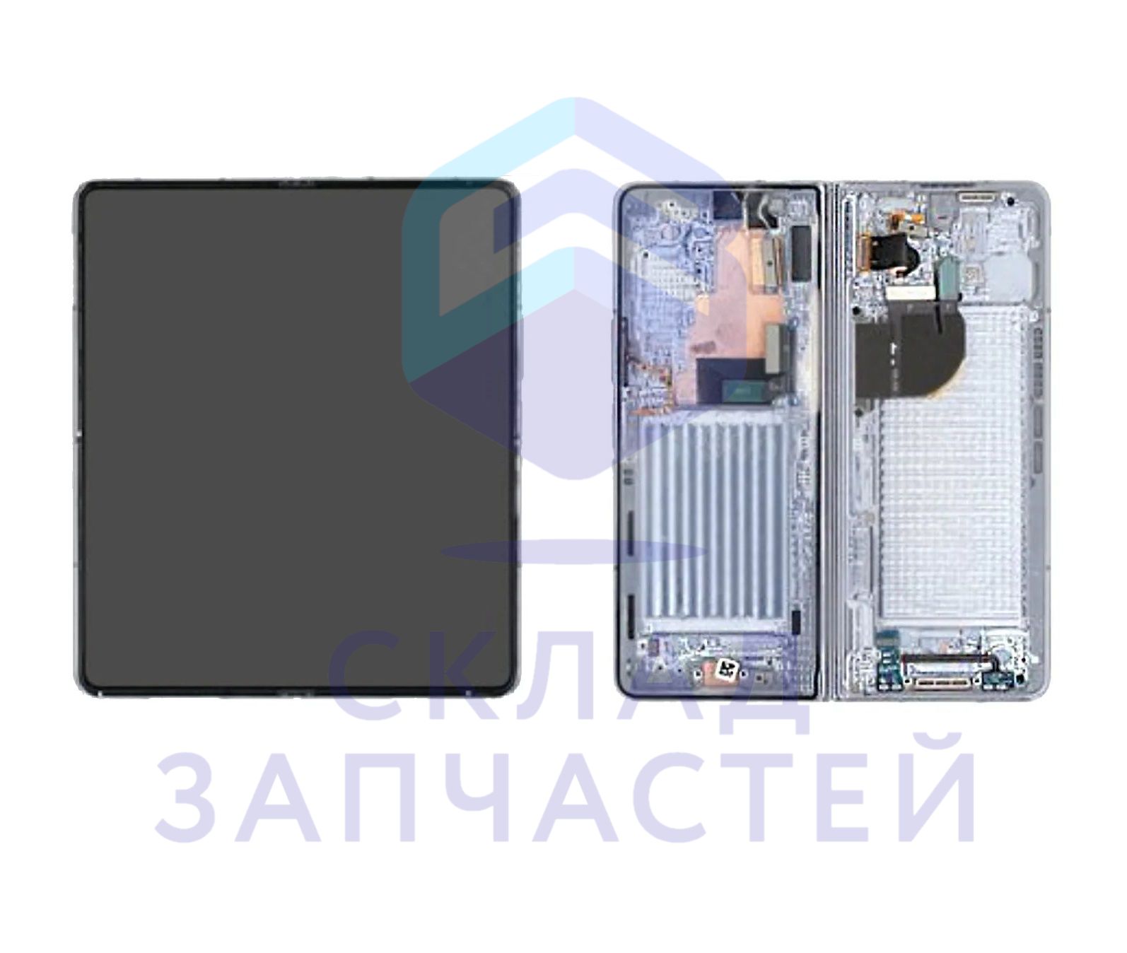 GH82-31842C Samsung оригинал, Дисплей основной в сборе (цвет: Light Blue)