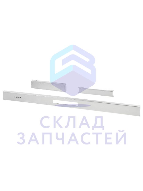 Изображение товара 00579486 Bosch оригинал, декоративная планка с вырезом для vario-пульта, цвет сталь
