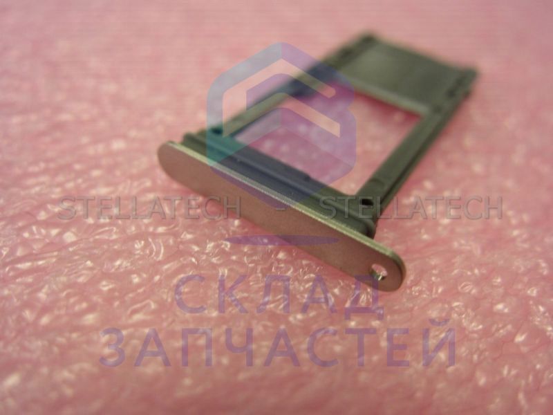 GH98-41095B Samsung оригинал, лоток microsd карты памяти (gold)