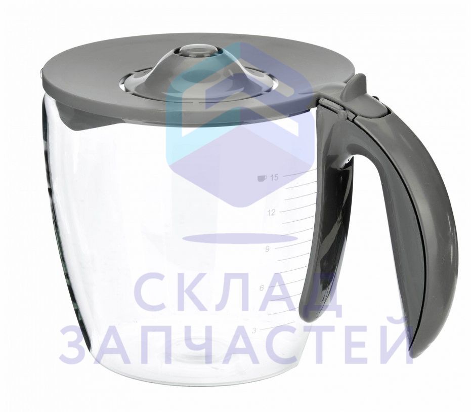 Стеклянная колба для кофеварок TKA6001V, TKA6001, TKA6034, оригинал Bosch 00498447