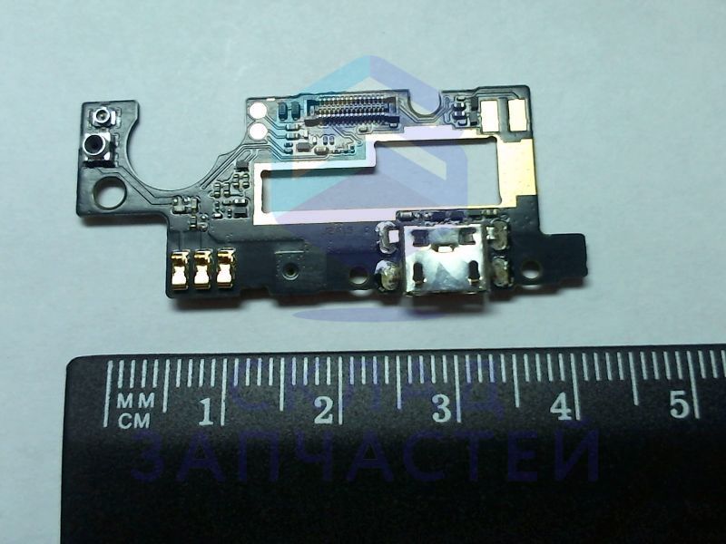 Разъем micro USB на плате в сборе с микрофоном для Alcatel 6037Y