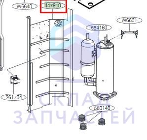 Заслонка для LG USUW246K3A1.ENCBERU
