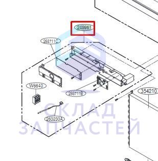 Изображение товара ABQ74183104 LG оригинал, плата управления
