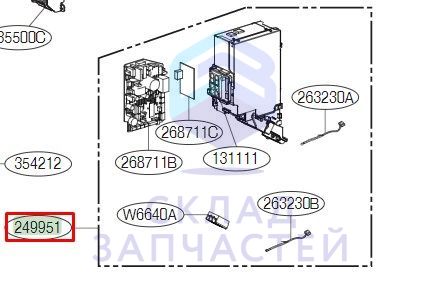 Изображение товара ABQ76061608 LG оригинал, модуль управления в сборе