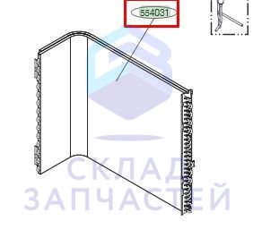Изображение товара Конденсатор в сборе, оригинал LG ACG54066005