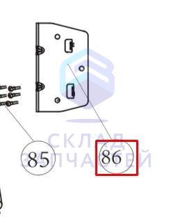 Опора двигателя для Haier HWD80-B14686 (CEAAJ1E0A00)