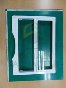 Полка стеклянная, складная холодильника для Samsung RR92EESL1/BWT