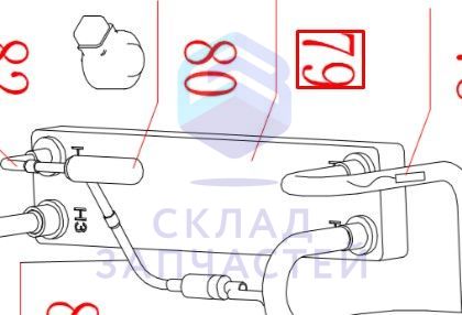 Пластинчатый теплообменник для Haier AV12IMVURA (AA9AK5E2R00)