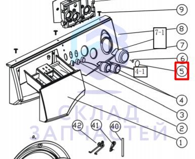 0020200703 Haier оригинал, Ручка управления