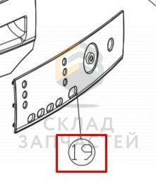 Декоративная накладка передней панели для Haier HW-FS1050TXVEME (CE0HJ0E0100)