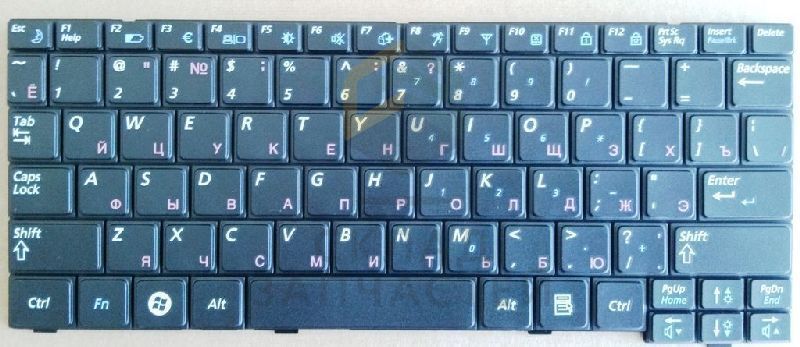 Клавиатура (Black) для Samsung NP-X120-FA02RU