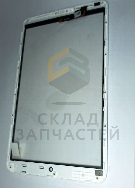 Передняя панель в сборе с сенсорным стеклом (тачскрином) (White), оригинал Alcatel F-GBCA1980B1AC0