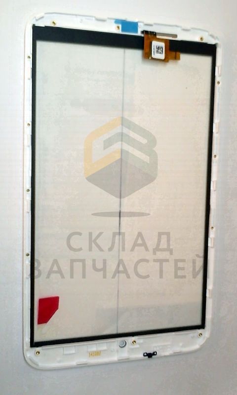 Передняя панель в сборе с сенсорным стеклом (тачскрином) (White), оригинал Alcatel F-GBCA1A30B10C0