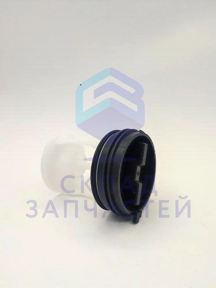 Заглушка-фильтр сливного насоса, черная для Whirlpool T 632 (EX) аналог (Pentola)