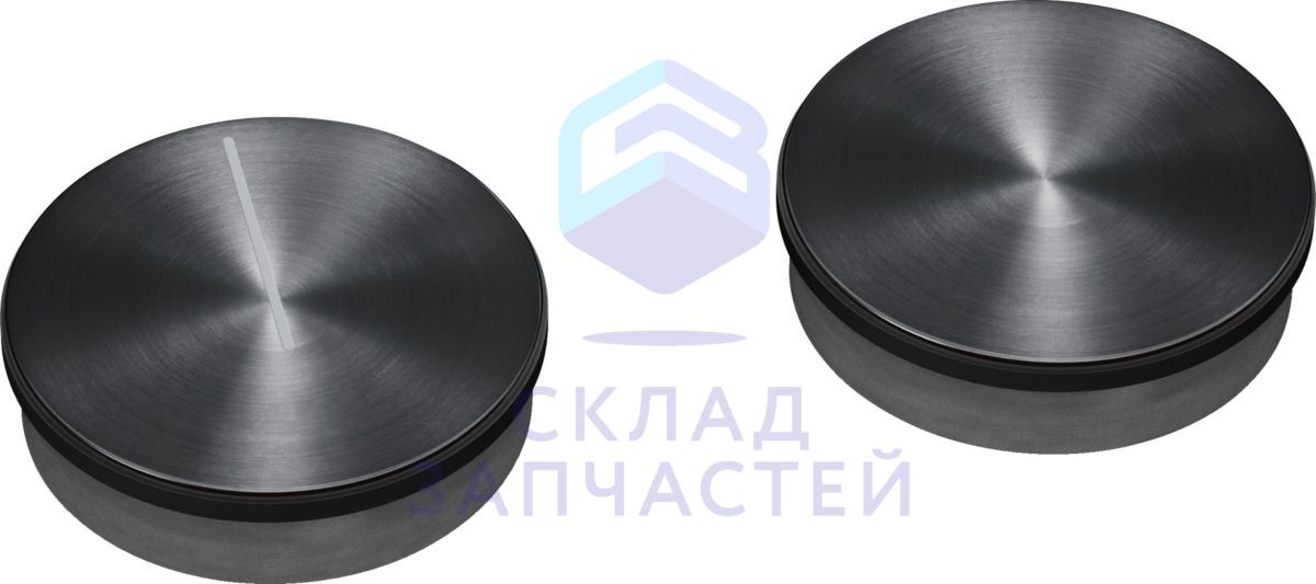 Изображение товара 12015150 Gaggenau оригинал, Поворотная ручка цвет черный, набор из 2шт. BA090100