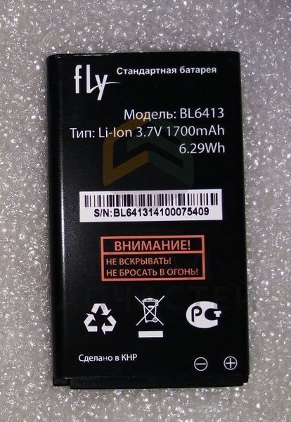 Аккумуляторная батарея (BL6413, 1700mAh) для FLY DS116+